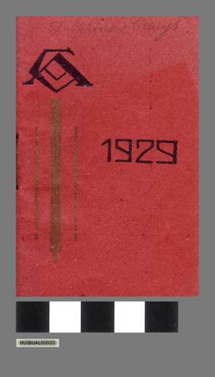 Agenda van 1929 van Crédit Anversois