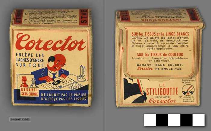 Vlekoplossing voor papier en stof: Corector