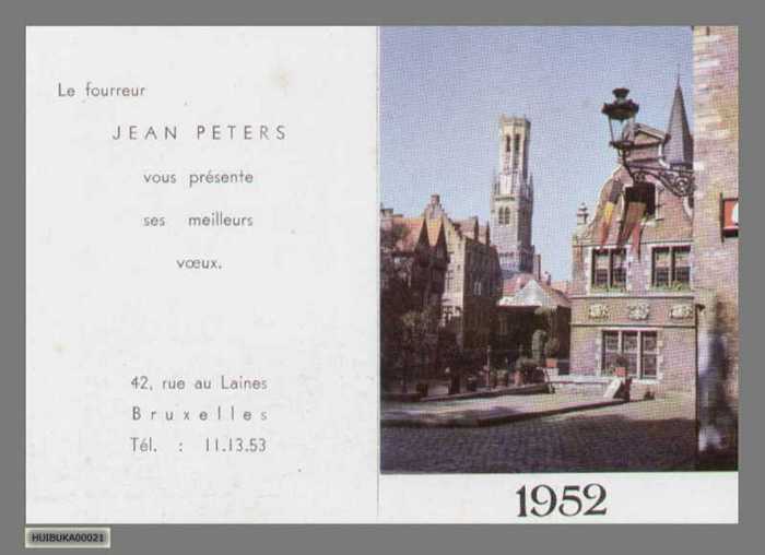 Kalender van 1952 (zakformaat)