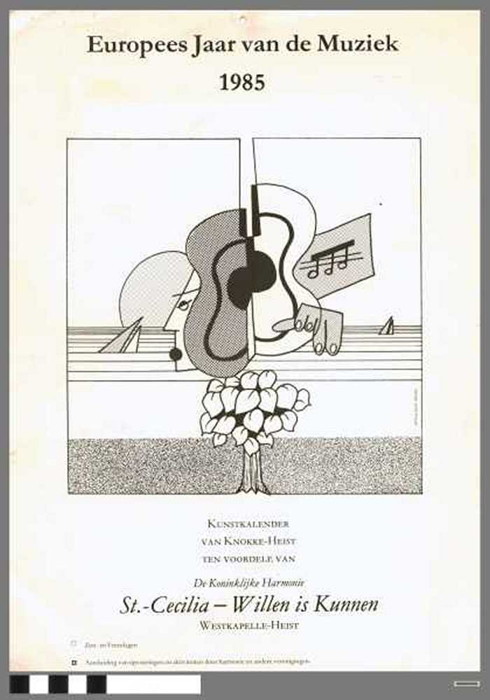 Kalender 1985 Koninklijke Harmonie St. -Cecilia - Willen is Kunnen