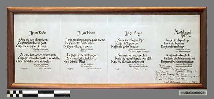 Gedicht `Ip zn Knoks