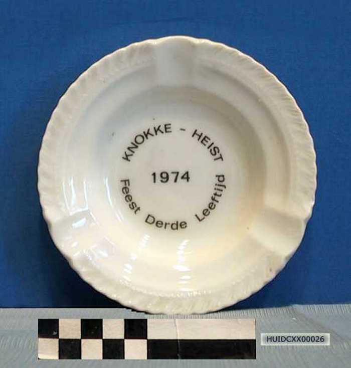 Asbak Knokke-Heist - 1974 - Feest Derde Leeftijd