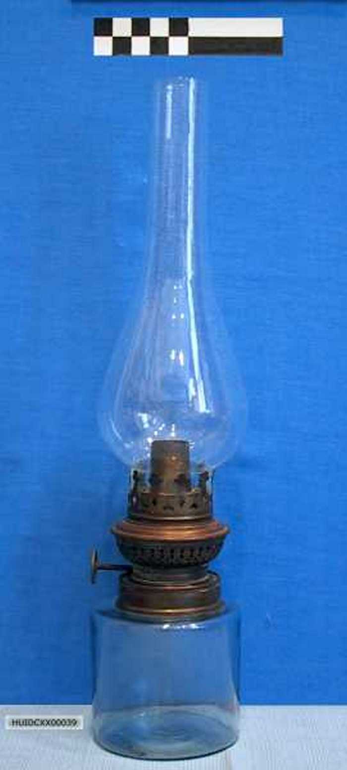Olielamp in glas