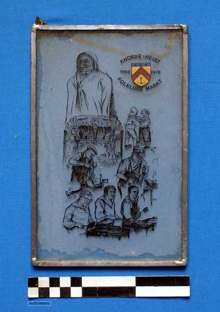 Glasets gezet in lood van Knokke-Heist - Folklore Markt - 1968-1978