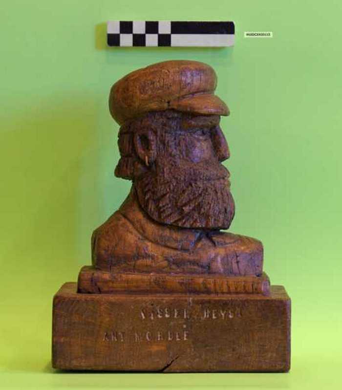 Buste Visser Heyst Antoon Morbee.