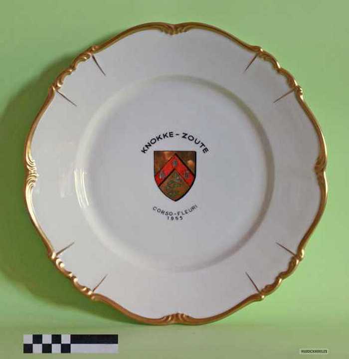 Sierbord Knokke-Zoute Corso Fleuri 1953