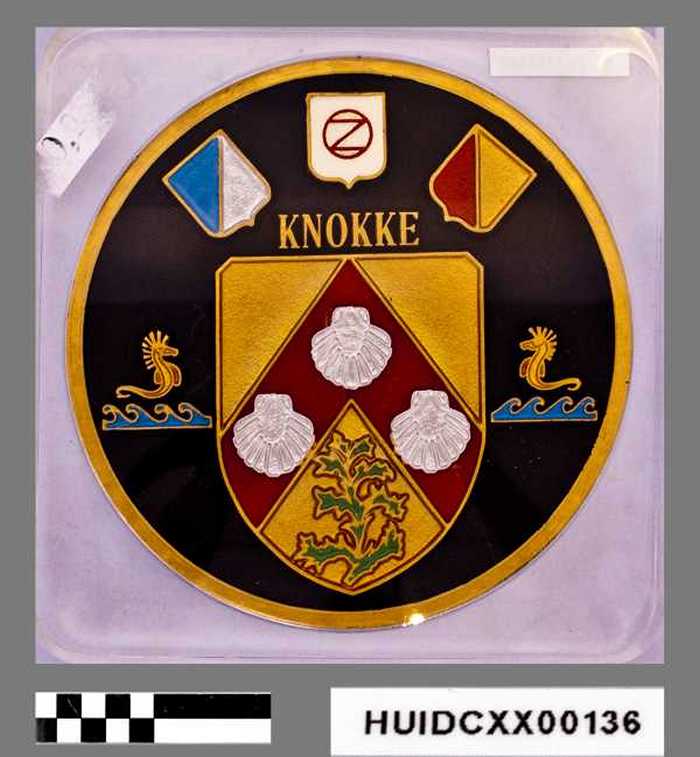 Wapenschild Knokke in plexi