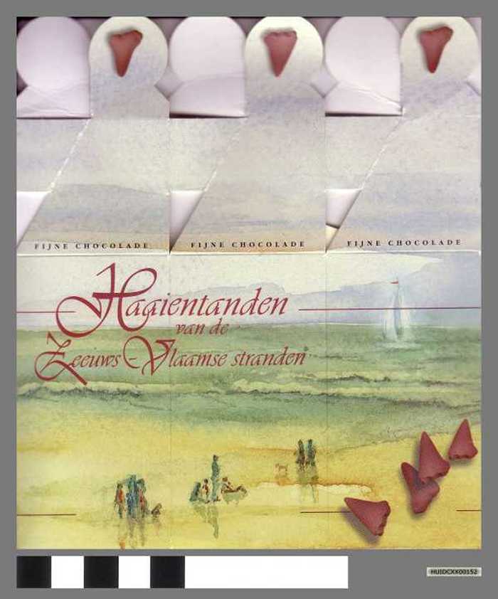 Doosje: Chocolade haaientanden