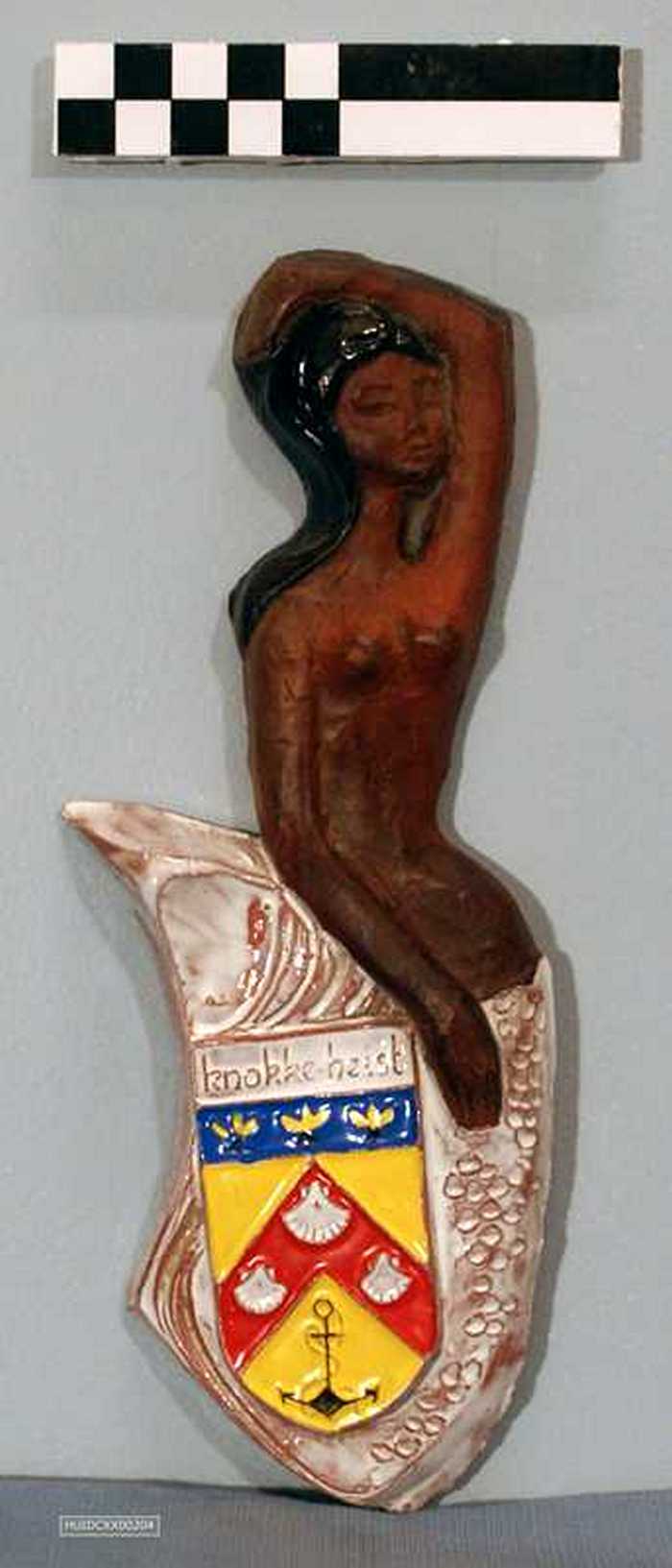 Zeemeermin met wapenschild Knokke-Heist