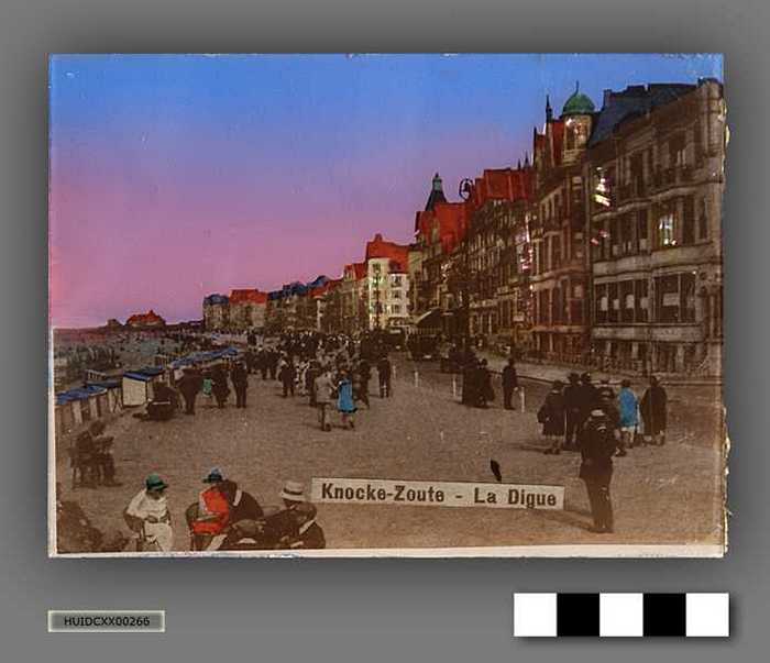 Glasplaat met foto: Knocke - Zoute - La Digue