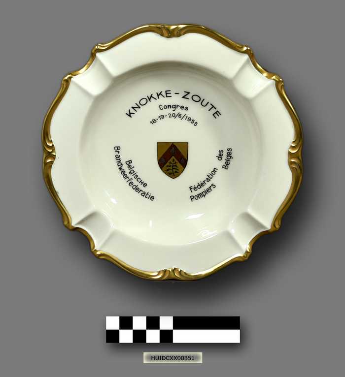 Sierasbak: KNOKKE-ZOUTE - Congres Belgische Brandweerfederatie - 1955