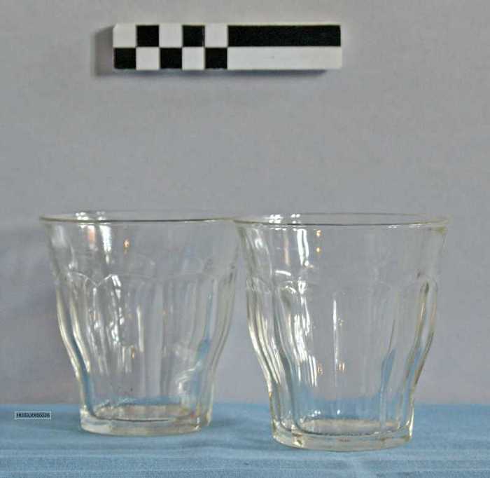 Set van twee glazen