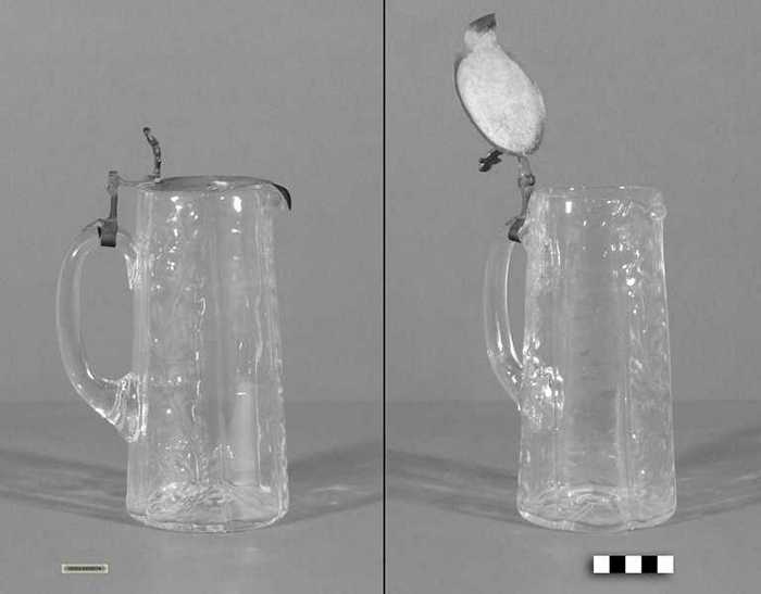 Bierglas / kan met deksel