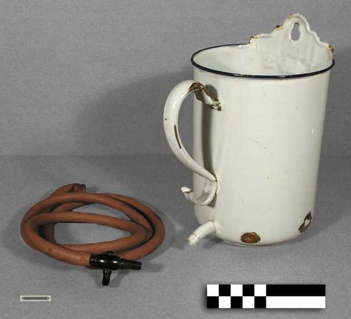 Witte lavementspot (voor huiselijk gebruik)