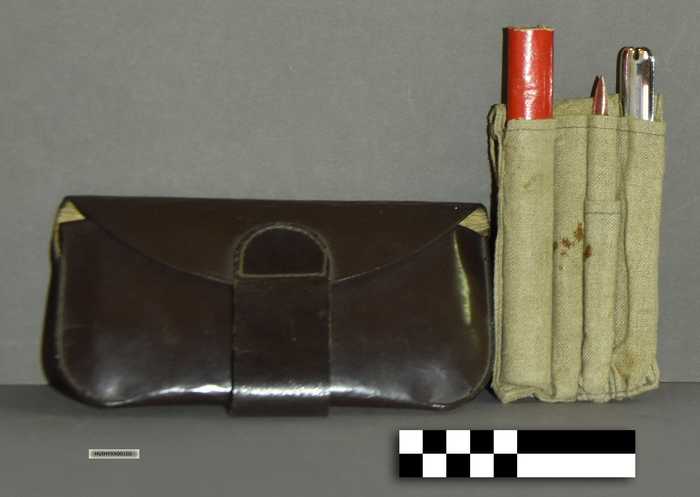 Etui leder met nagelverzorgingskit