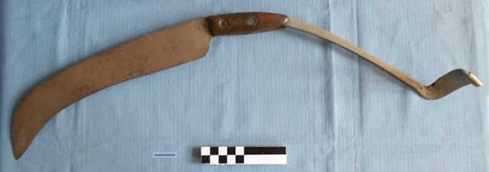 Broodmes met armsteun