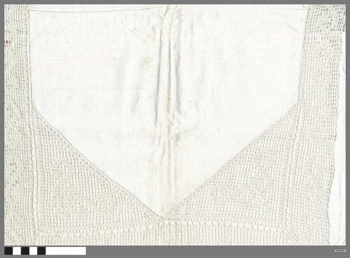 Katoenen zak voor pyjama gesigneerd 'V.S.