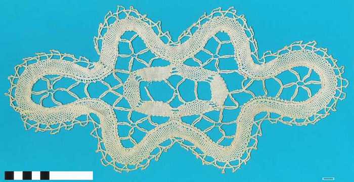 Sierlapje in haakwerk