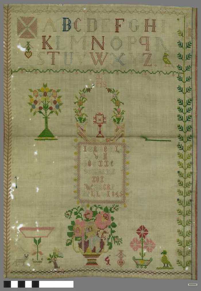 Sierlap: Oud alfabet en monstrans