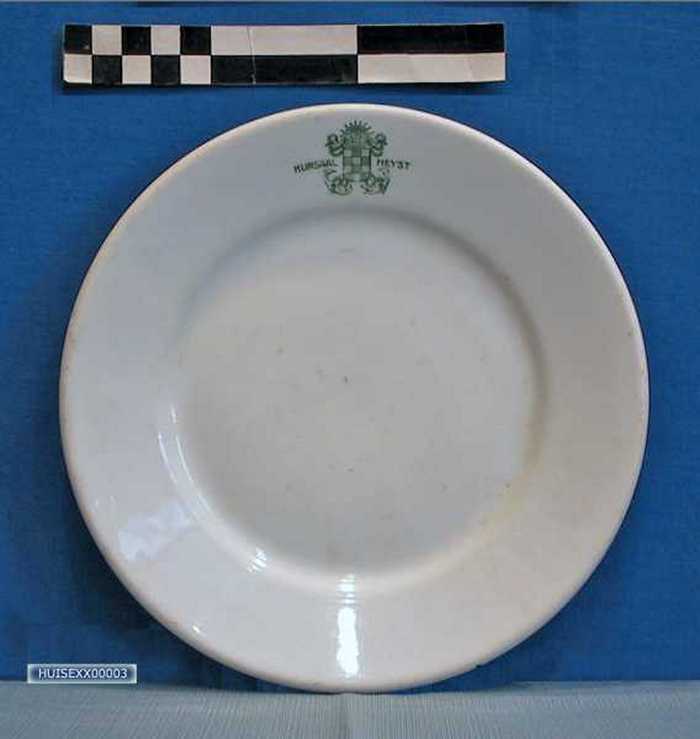 Porseleinen bord - Kursaal Heyst