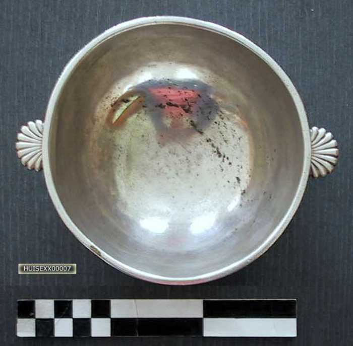 Zilveren soepkom `Royal Hotel Heyst