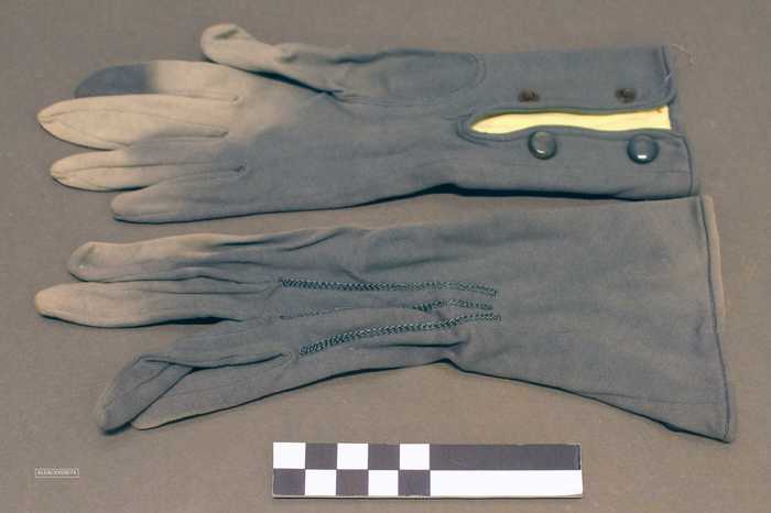 Grijze dameshandschoenen