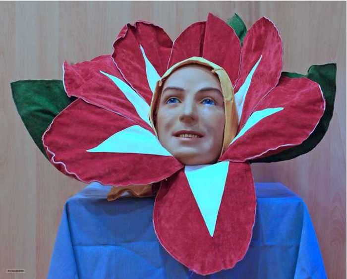 Carnaval bloemenmuts