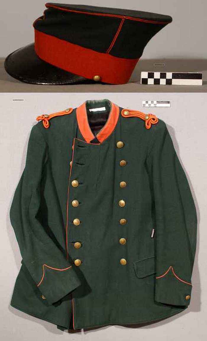 Kostuum van veldwachter