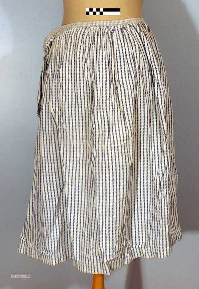Witte gestreepte rok