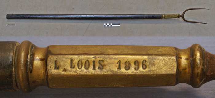 Boerenvork met houten steel