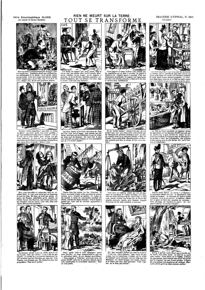 Rien ne meurt sur la terre : tout se transforme