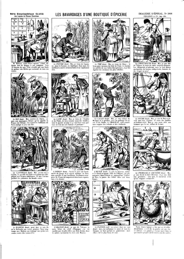 Les bavardages d?une boutique d?épicerie