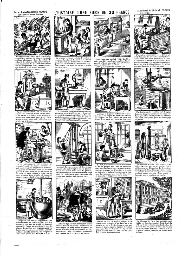 L'histoire d'une pièce de 20 francs