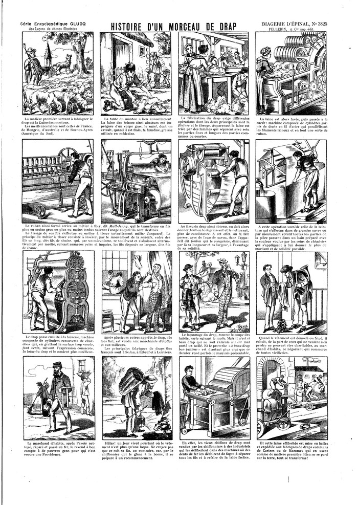 Histoire d'un morceau de drap