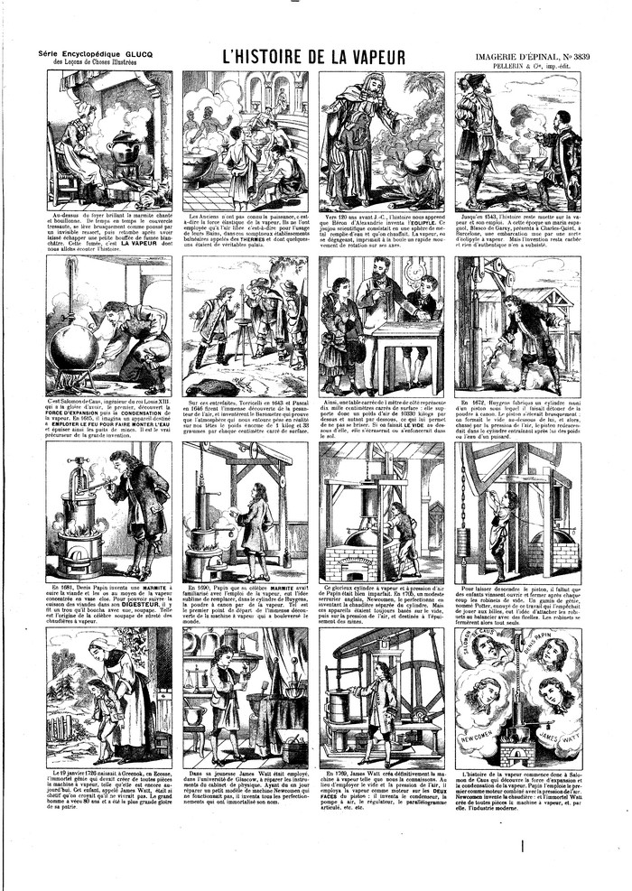 L'histoire de la vapeur