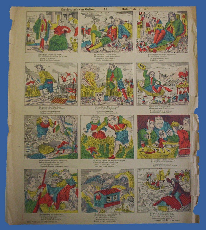 Geschiedenis van Gulliver Histoire de Guliver
