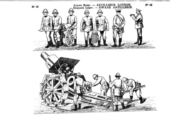 Armée Belge ? Artillerie lourde / Belgisch Leger ? Zware artillerie