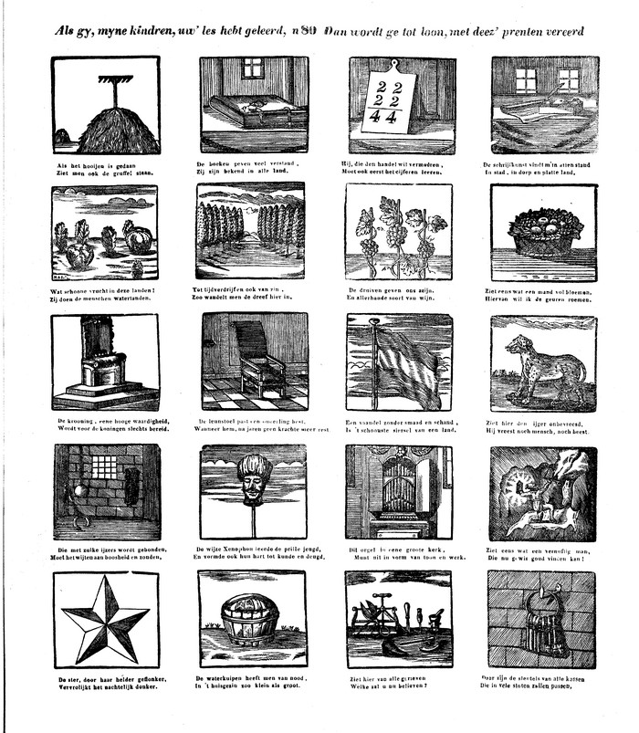 Als gy, myne kindren, uw?les hebt geleerd?.