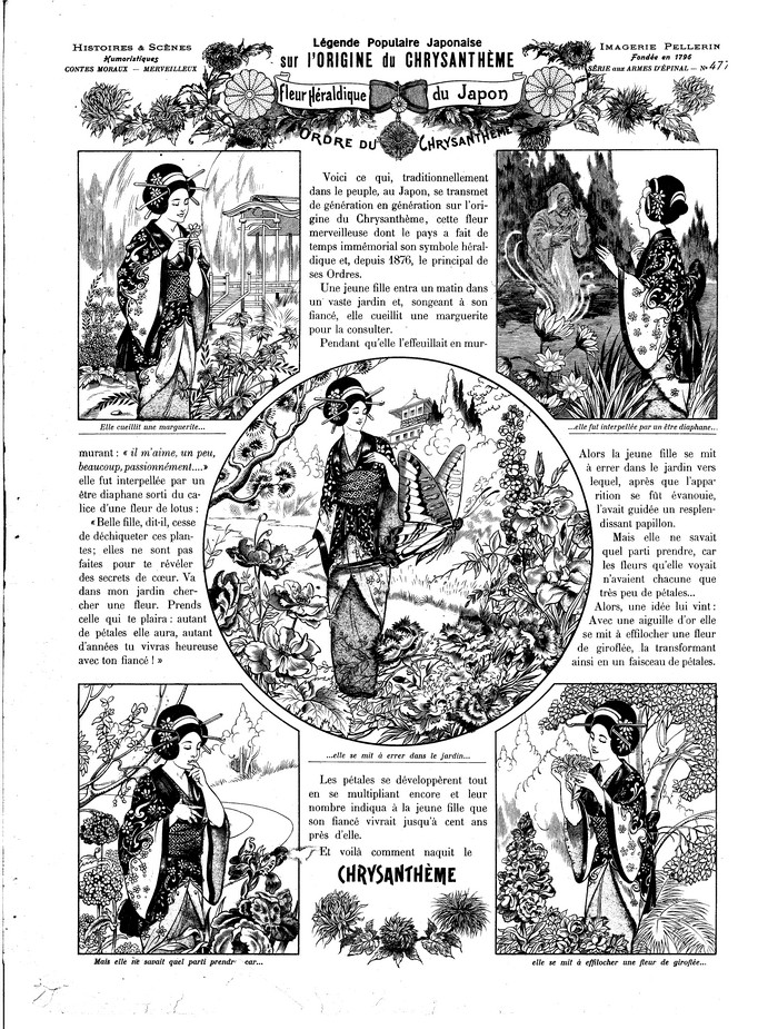 Légende populaire Japonaise sur l?origine du Chrysanthème