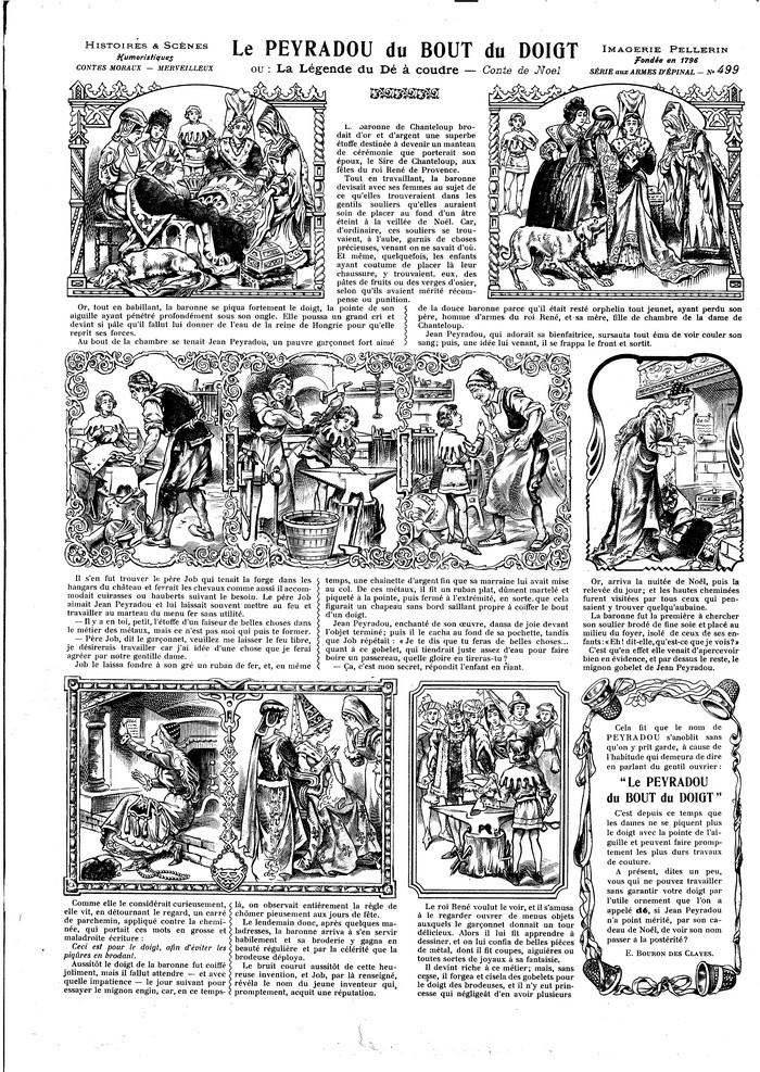 Le peyradou du bout du doigt (La légende de Dé Ã  coudre)