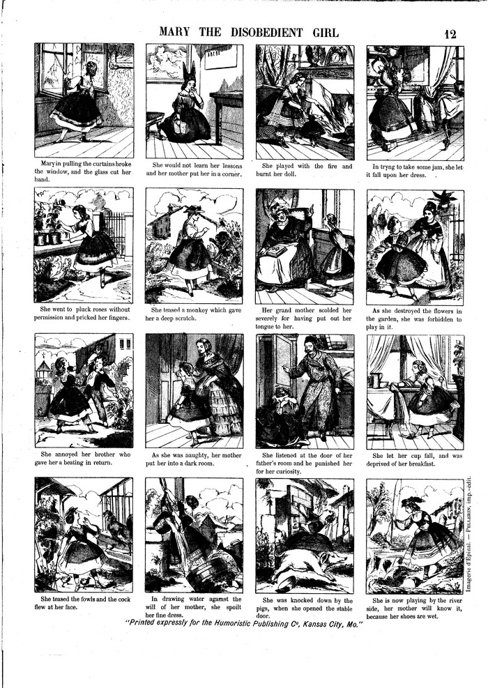 Mary, the disobedient girl