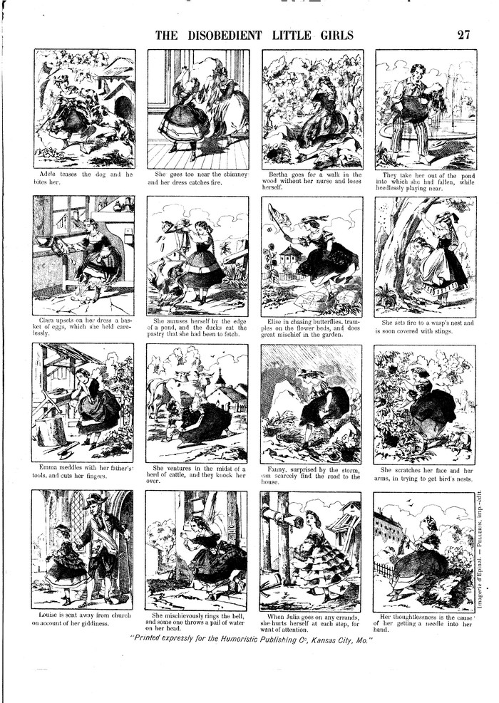 The disobedient little girls