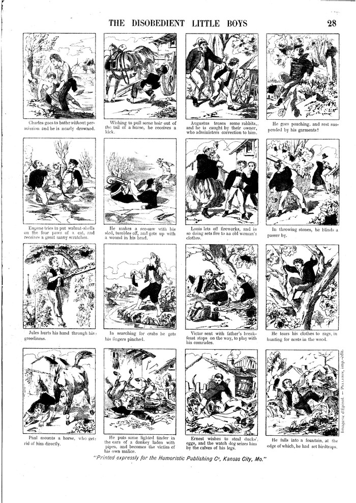 The disobedient little boys