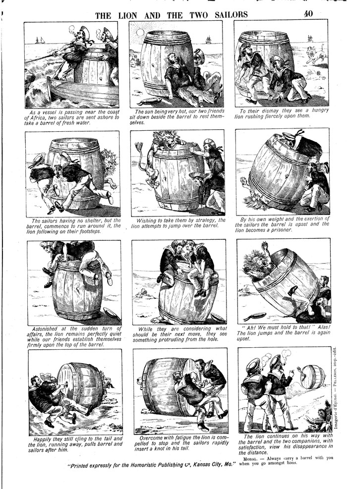 The lion and the two sailors