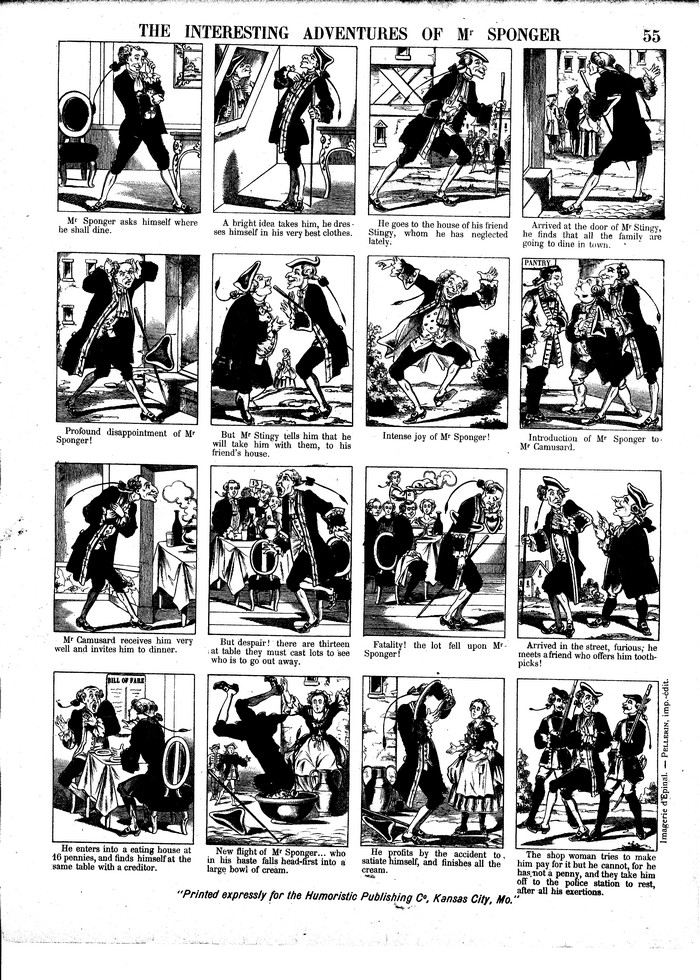 The interesting adventures of Mr. Sponger