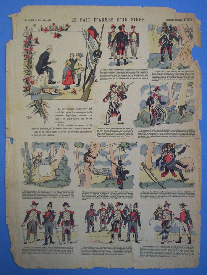 Le fait d'armes d'un singe