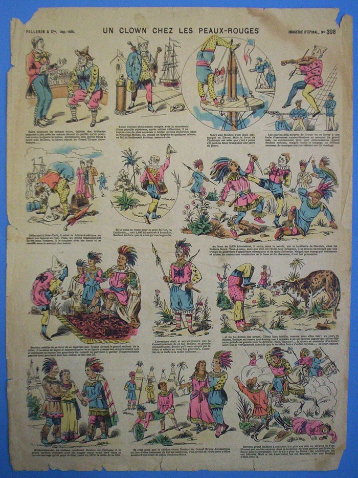 Un clown chez les peaux-rouges