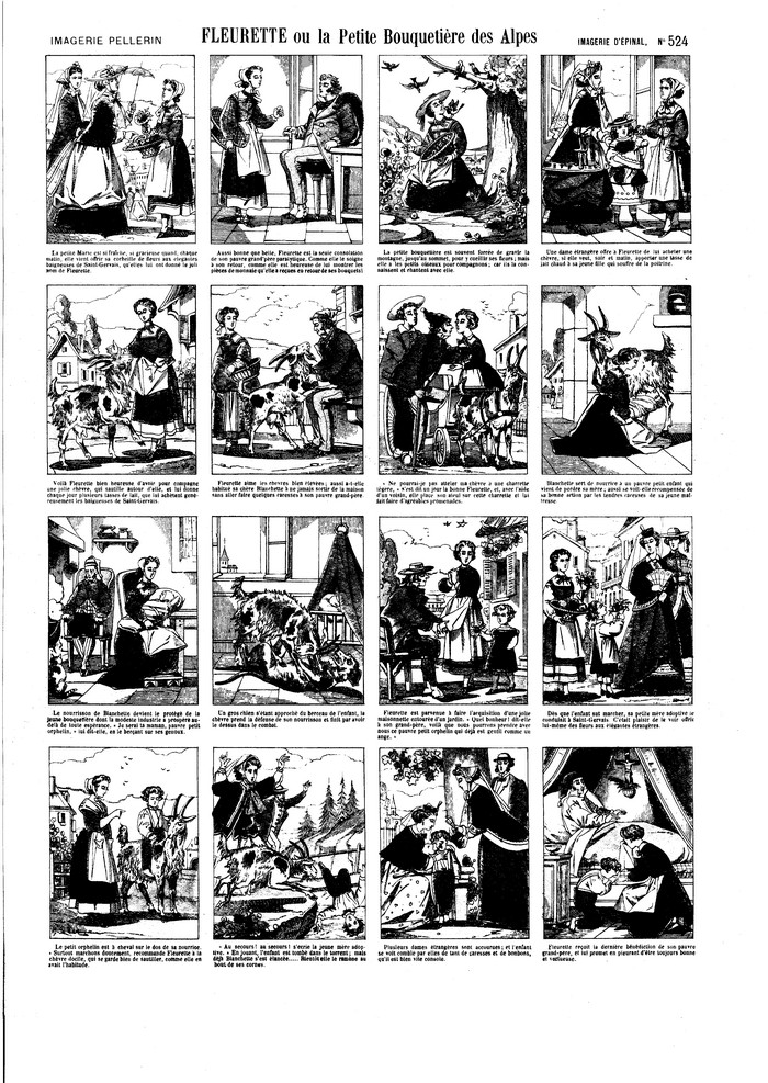 Fleurette ou la petite bouquetière des Alpes