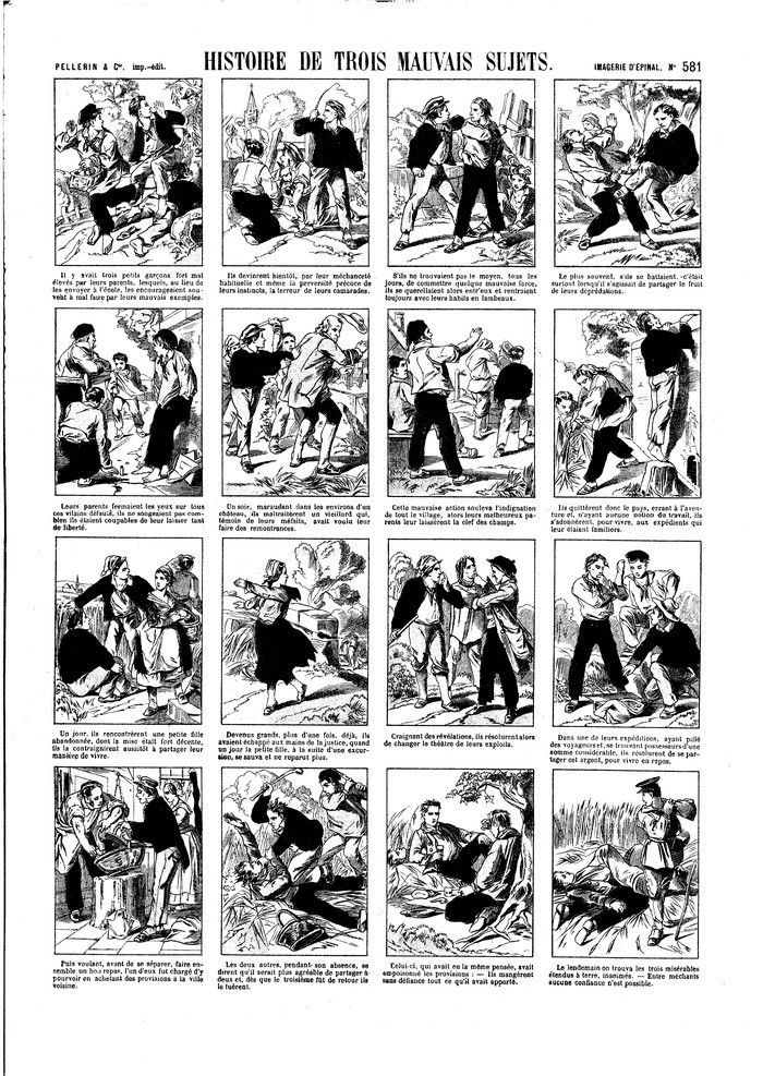 Histoire de trois mauvais sujets