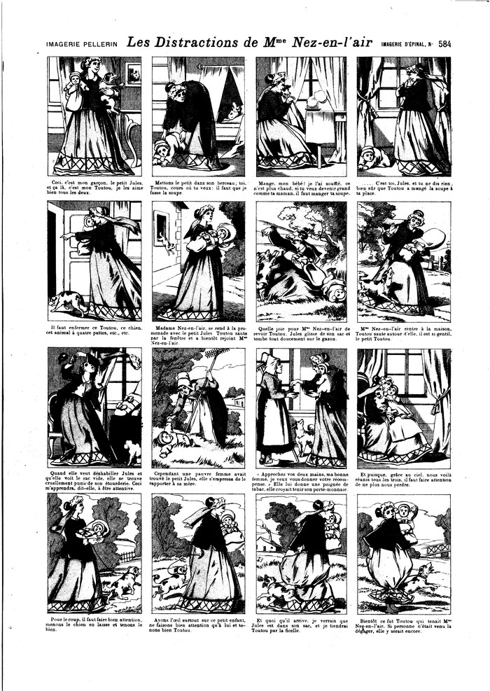 Les distractions de Mme Nez-en-l?air